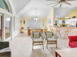 TV - Spacious ocean front house with spectacular views in Nags Head with Elevator (Nags Head)