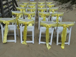 Espace de banquet à l’extérieur