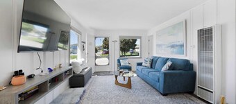 Steps to Sand! Coastal Retreat w/ Fire Pit & Views