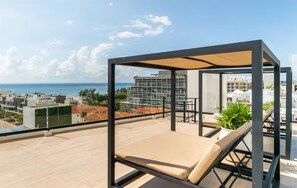 Terrace/patio - Studio excellent location Roofpool gym nearbeach (Playa del Carmen)