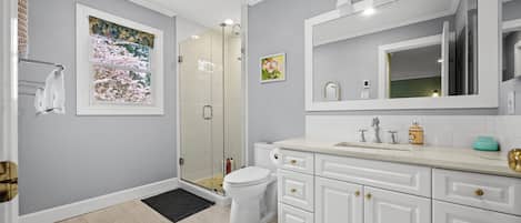SĂšche-cheveux, serviettes fournies, papier toilette