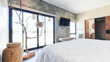 Comfort villa, uitzicht op zwembad