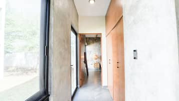 Comfort villa, uitzicht op zwembad