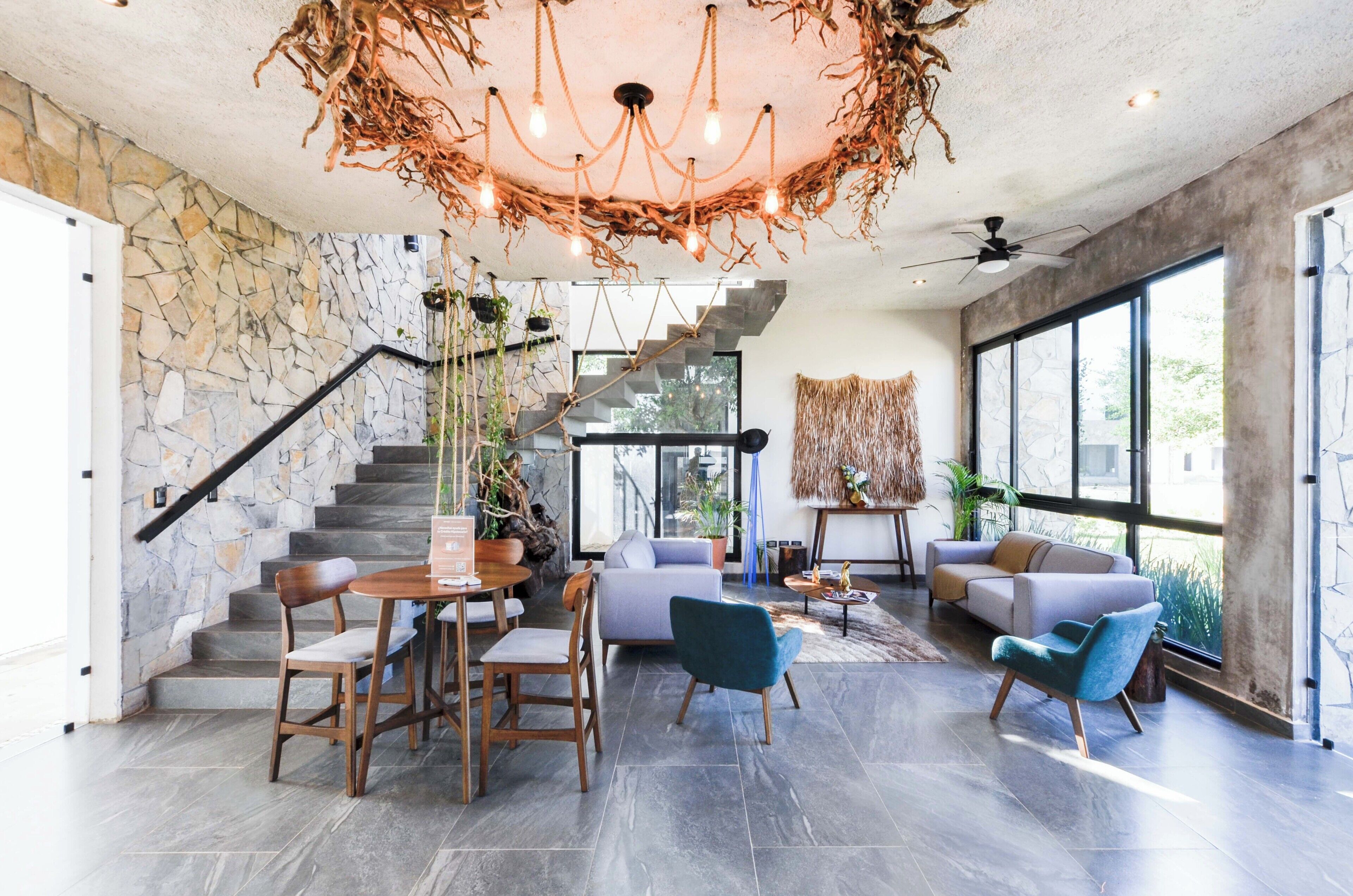 Sala de estar en el lobby