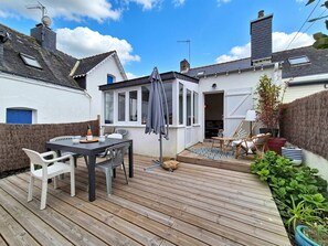 Outdoor dining - Étel - 3-room house - 60m² - Wifi (ETEL)