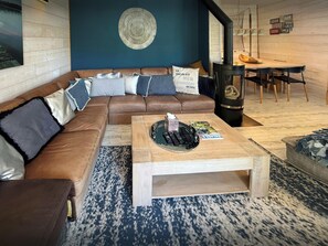 Living area - Villa Eau Bleue - Enjoy the Alps near Lake Annecy - OVO Network (Doussard)