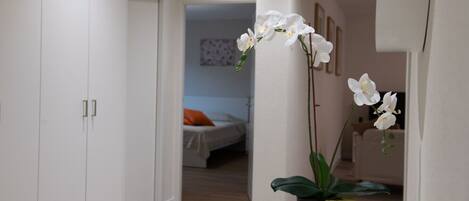 Desk, iron/ironing board, WiFi, bed sheets