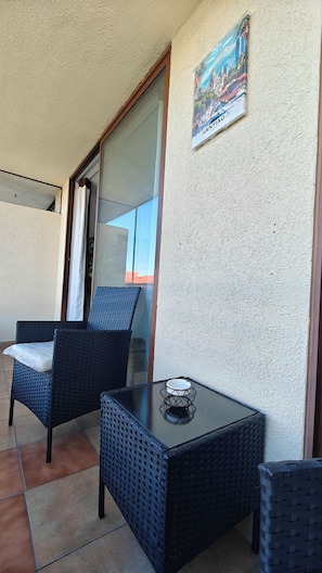 Terrace/patio - Refugio Bellavista: View of the Costanera, Andes and San Cristobal. Close to everything (Recoleta)