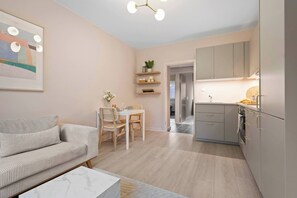 Apartment, 2 Bedrooms, Balcony, Garden View | Living room - Bright and Nice Two-bedroom With Central Location (Oslo)