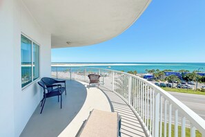 Terrace/patio - The Pass 511 | Gulf Views | Pools | My Beach Getaways (Orange Beach)