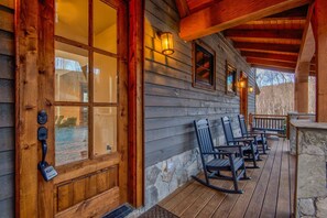 Terrace/patio - It Was All a Dream at Eagles Nest - fireplaces, Springs (Banner Elk)