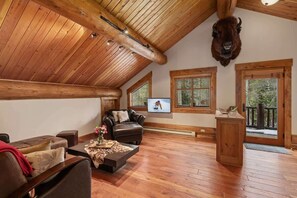 Interior - Abode at Forest Edge, luxury log home, hot tub (Wilson)