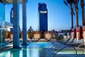 Pool - SVS: Strip View Studio | Open Balcony | Pool & Gym Access | Palms Place (Las Vegas)