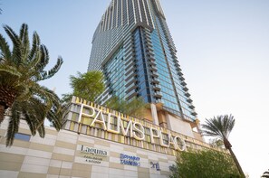 Exterior - SVS: Strip View Studio | Open Balcony | Pool | Palms Place (Las Vegas)