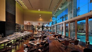 Dining - SVS: Strip View Studio | Open Balcony | Pool | Palms Place (Las Vegas)