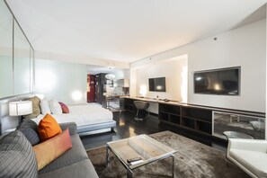 Desk, iron/ironing board, free WiFi, bed sheets - SVS: High Floor Strip View Studio | Open Balcony | Palms Place (Las Vegas)