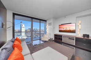 TV - SVS: Strip View Studio | Open Balcony | Resort Amenities | Palms Place (Las Vegas)