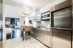 Interior - SVS: High Floor Strip View Studio | Open Balcony | Pool | Palms (Las Vegas)