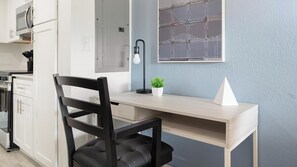 Fridge, dining tables - Landing | Incredible 1BD, Pool, Clubhouse (Kissimmee)