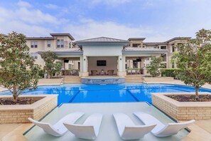 Pool - Landing | Chic 1BD, Gym (Conroe)