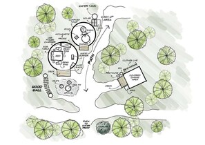 宿泊施設の地図