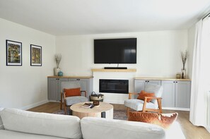TV connectée, cheminée