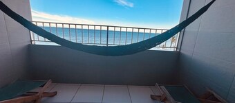 Beachfront apartment, morning sun, best location.