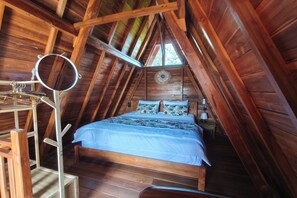 Cabaña | Escritorio, tabla de planchar con plancha, wifi gratis y ropa de cama