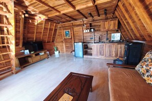 Cabin | Desk, iron/ironing board, free WiFi, bed sheets - D'Cabin Villa Uluwatu (Pecatu)