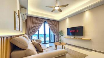 Apartment, 3 Bedrooms, Sea View | View from room