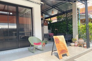 Majoituspaikan julkisivu