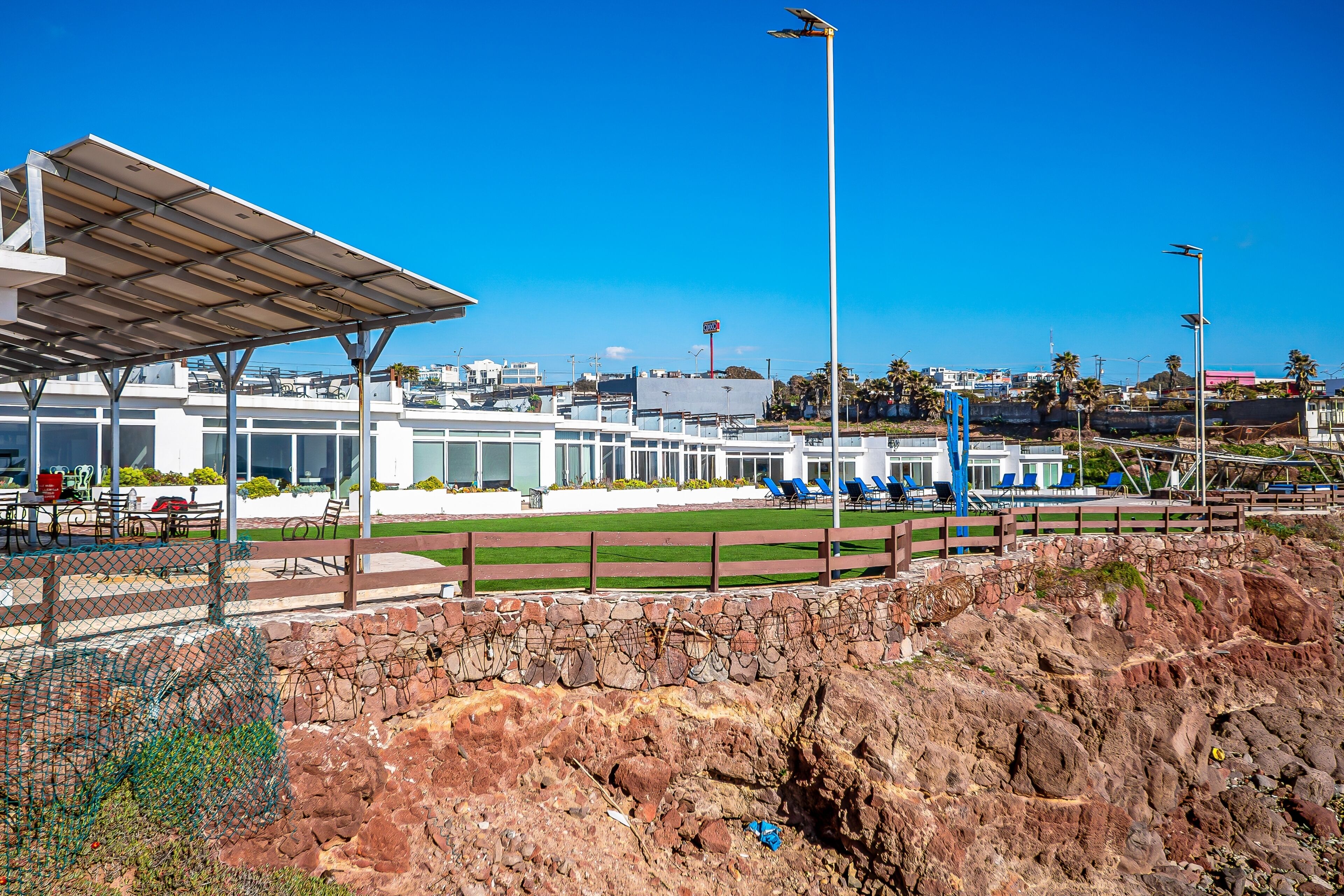 Terrain de l’hébergement 