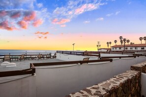 Terrace/patio - Modern beauty with partial ocean view, open concept, & pool- dog-friendly (Rosarito)