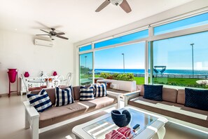 Interior - Cheerful dog-friendly villa with beach views, outdoor pool, private patio, & AC (Rosarito)