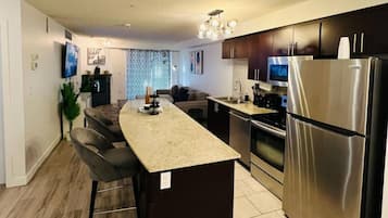 Departamento, 2 habitaciones, con acceso para personas discapacitadas, chimenea | Interior