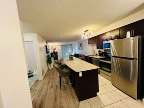 Apartment, 2 Bedrooms, Accessible, Fireplace | Interior - Modern Comfort in Edmonton's Heart, 2 Bedroom Apartment (Edmonton)