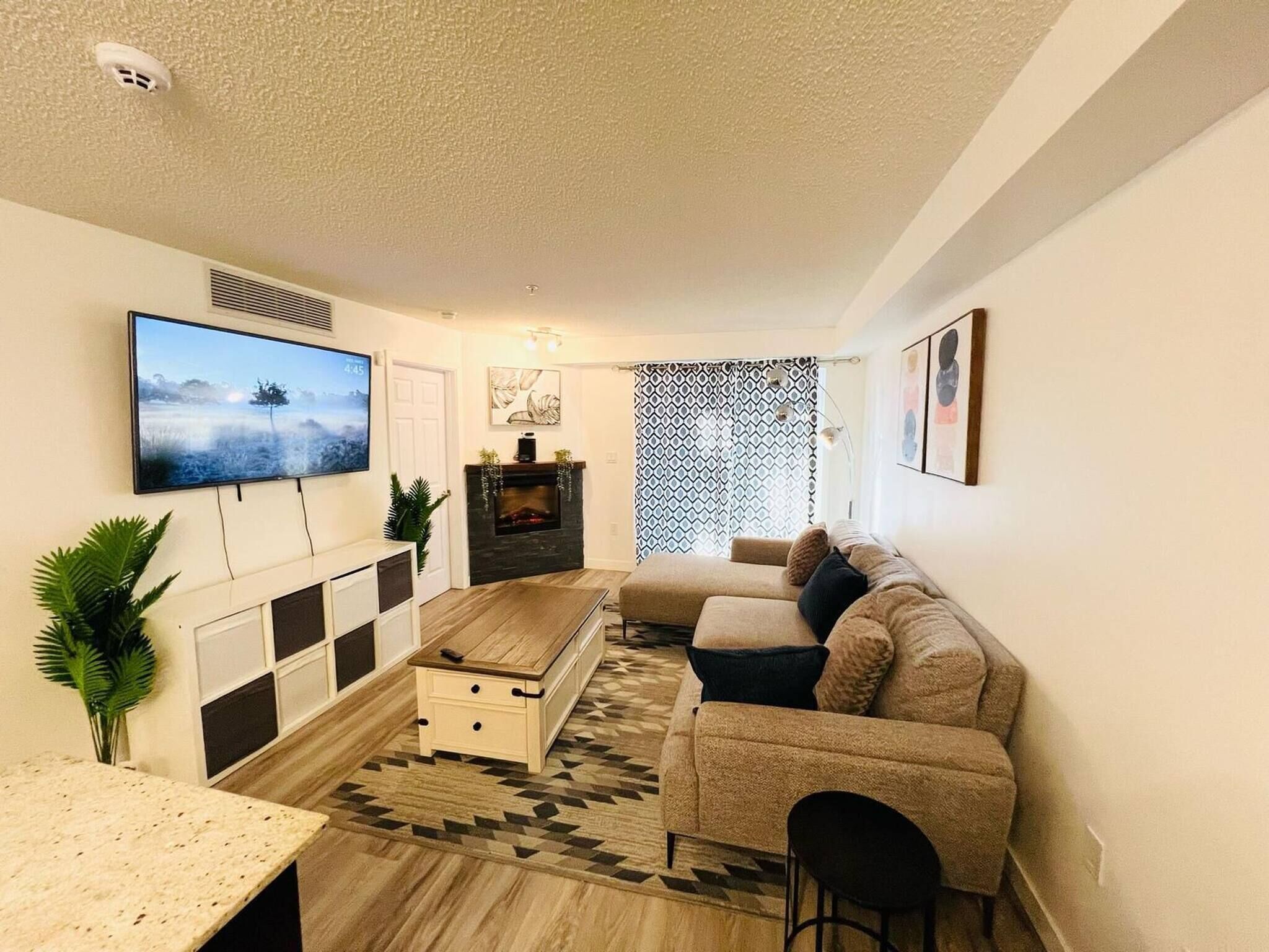 Departamento, 2 habitaciones, con acceso para personas discapacitadas, chimenea | Sala de estar