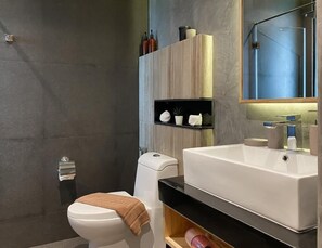 Shower, hair dryer, bidet - B317 Relife Studio, Walk To Nai Harn Beach (Rawai)