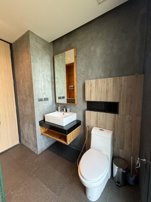 Shower, hair dryer, bidet - B317 Relife Studio, Walk To Nai Harn Beach (Rawai)