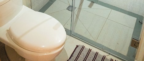 Towels, soap, toilet paper