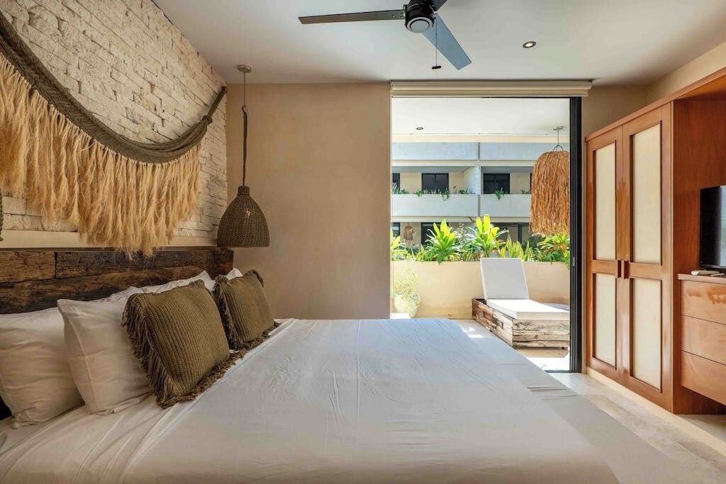 2 chambres, fer et planche à repasser, Wi-Fi gratuit, draps fournis