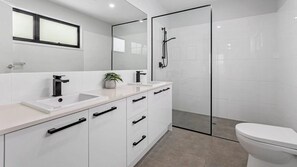 Towels, soap, shampoo