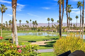 Golf - Bold Desert Retreat w/ Golf Views, Fireplaces, Dual Living Areas & Inviting Outdoor Patios (Palm Desert)