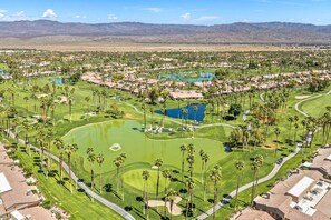 Golf - Bold Desert Retreat w/ Golf Views, Fireplaces, Dual Living Areas & Inviting Outdoor Patios (Palm Desert)