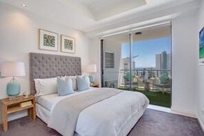 Appartement, 2 slaapkamers, balkon, uitzicht op oceaan