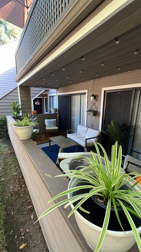 Cozy 1-bedroom condo in charming Vista with AC, wireless Internet, extra beds.