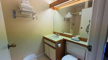 Hair dryer, towels