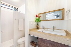 Hair dryer, towels