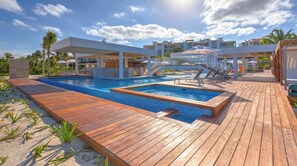 Lägenhet - 2 sovrum - tillgänglighetsanpassat - balkong | Pool | Utomhuspool