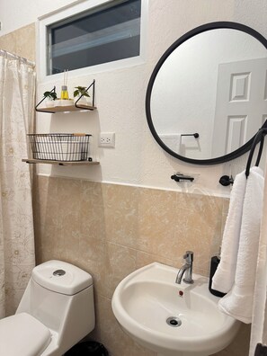 Toallas, jabón, papel de baño 